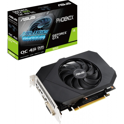 Відеокарта ASUS GeForce GTX1650 4096Mb PH D6 (PH-GTX1650-4GD6)