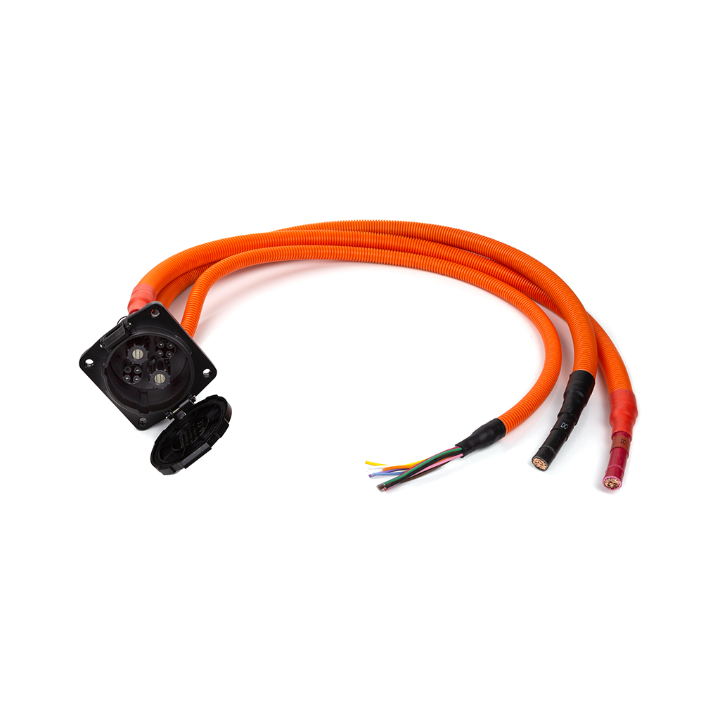 Розетка для заряджання електромобіля Duosida CHAdeMO, 200A, 3-фазная, 1м (EV200351)