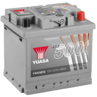 Car battery Yuasa 12V 54Ah Silver High Performance Battery (YBX5012)