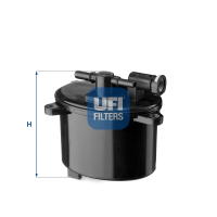 Fuel filter UFI 24.156.00