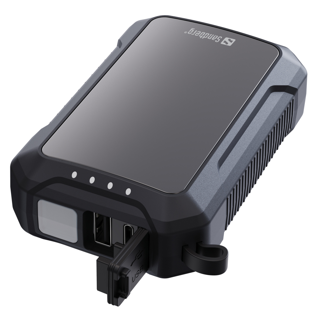 Повербанк Sandberg 10000mAh, Hand Warmer, flashlight 1W, USB-C/USB-A 2A/5V (420-65)