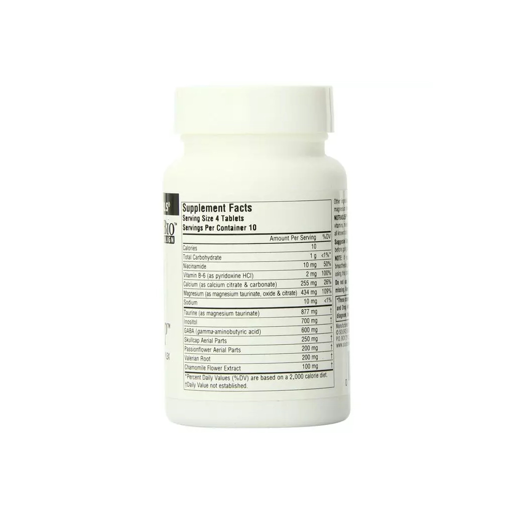 Вітамінно-мінеральний комплекс Source Naturals Комплекс для здорового сну, Nutra Sleep, 100 таблеток (SN0750)