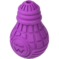 Toy for dogs GiGwi Bulb Rubber Bulb rubber L purple (2338)