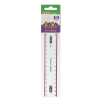 ZiBi Kids Line 15 cm with a pink stripe, blister (ZB.5606-10)