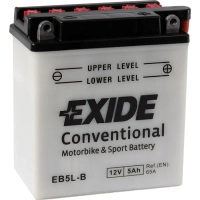 Car battery EXIDE CONVENTIONAL 5Ah Ev (-/+) (65EN) (EB5L-B)