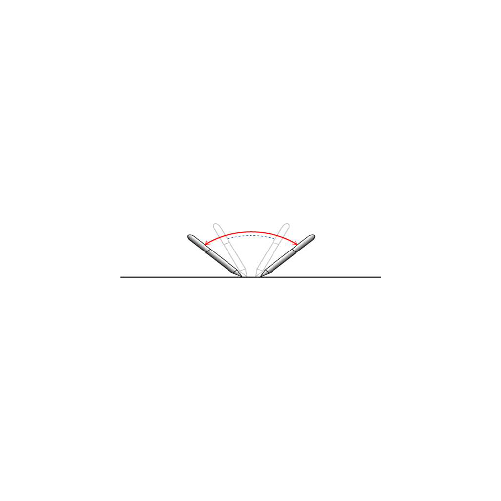 Ролер UNI Eye Needle 0,5 мм синій (UB-185S.Blue)