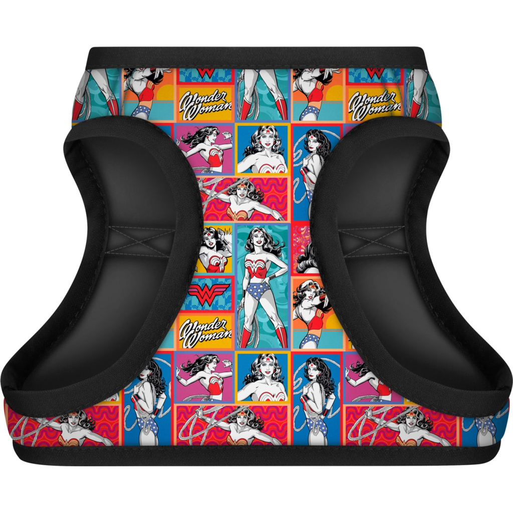 Шлея для собак WAUDOG Clothes з QR паспортом "Диво-жінка комікс" XS3 (1003-4009)