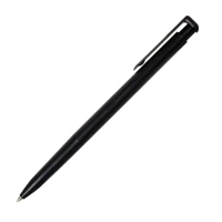 Ballpoint pen Economix promo VALENCIA. Body is black, writing is blue (E10231-01)