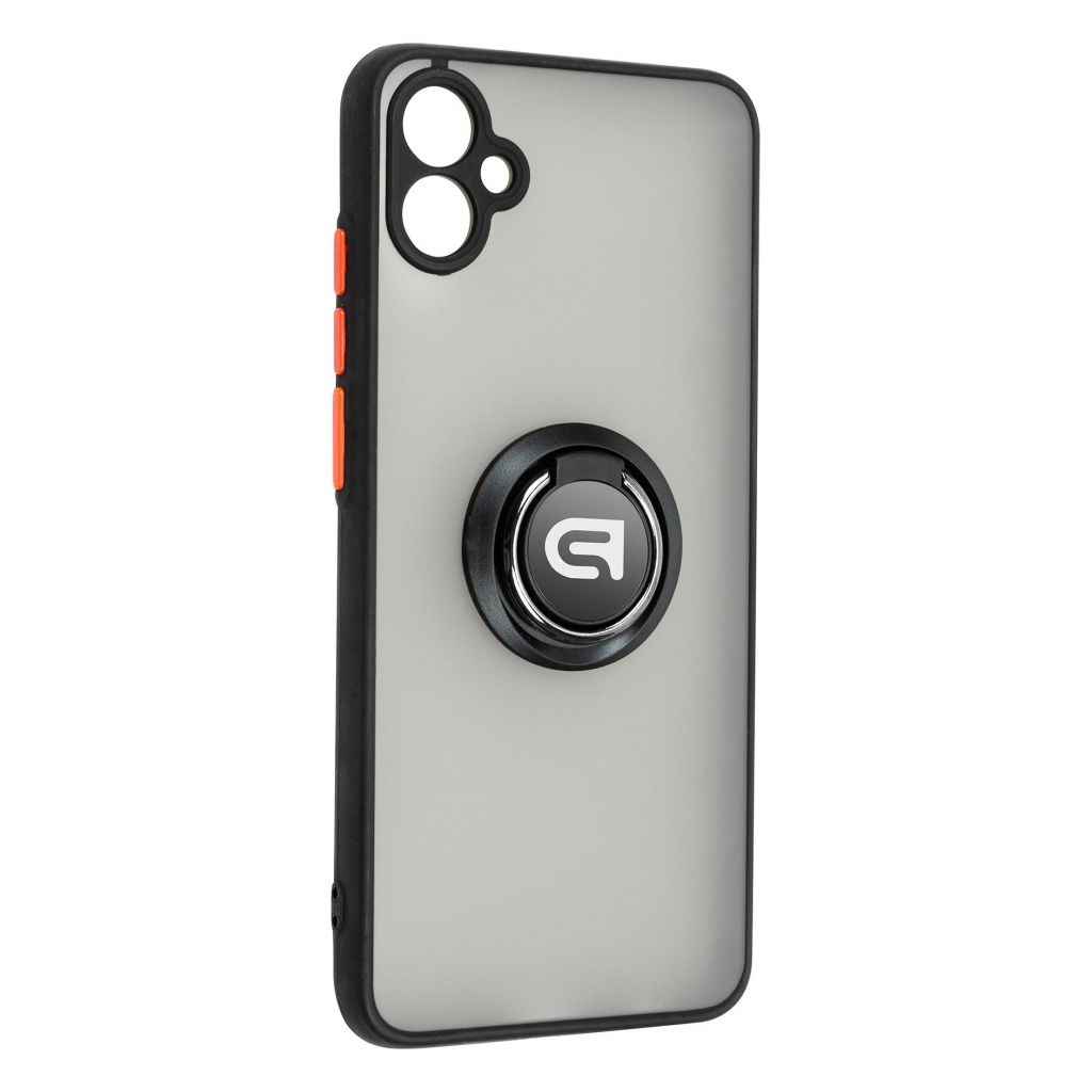Чохол до мобільного телефона Armorstandart Frosted Matte Ring Samsung A04e (A042) Black (ARM68346) Чохол до мобільного телефона Armorstandart Frosted Matte Ring Samsung A04e (A042) Black (ARM68346)