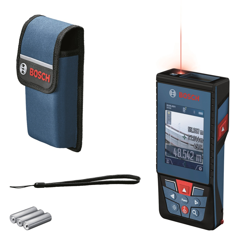 Далекомір Bosch Professional GLM 100-25 C, 1.5 мм, 0.08100м, 0-360, Bluetooth (0.601.072.Y00)