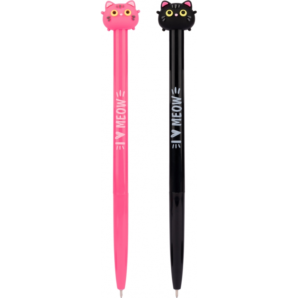 Ручка кулькова Yes Sweety Kitty автоматична 0,7 мм синя (411908)