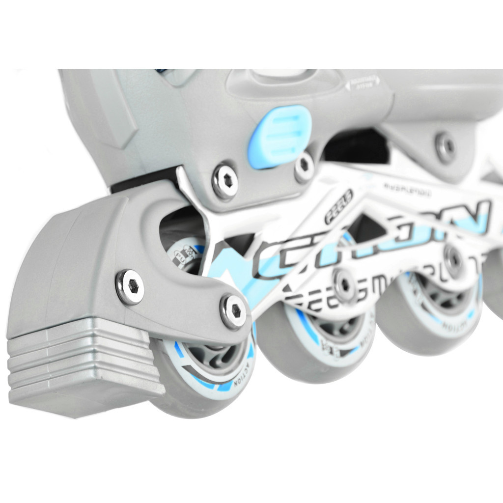 Роликові ковзани Action Kire Блакитні 33-36 (PW-126B-13-2BLUE/33-36)