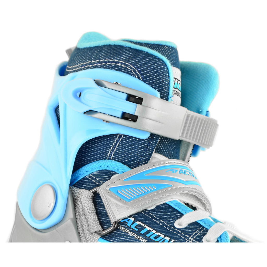 Роликові ковзани Action Kire Блакитні 33-36 (PW-126B-13-2BLUE/33-36)