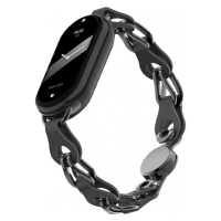 Ремінець до фітнес браслета Armorstandart Chain Wristband для Xiaomi Mi Band 8 Black (ARM69921)