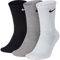 Шкарпетки Nike U NK EVERYDAY CUSH CREW 3PR SX7664-964 34-38 3 пари Білий/Чорний/Сірий (194955549124)