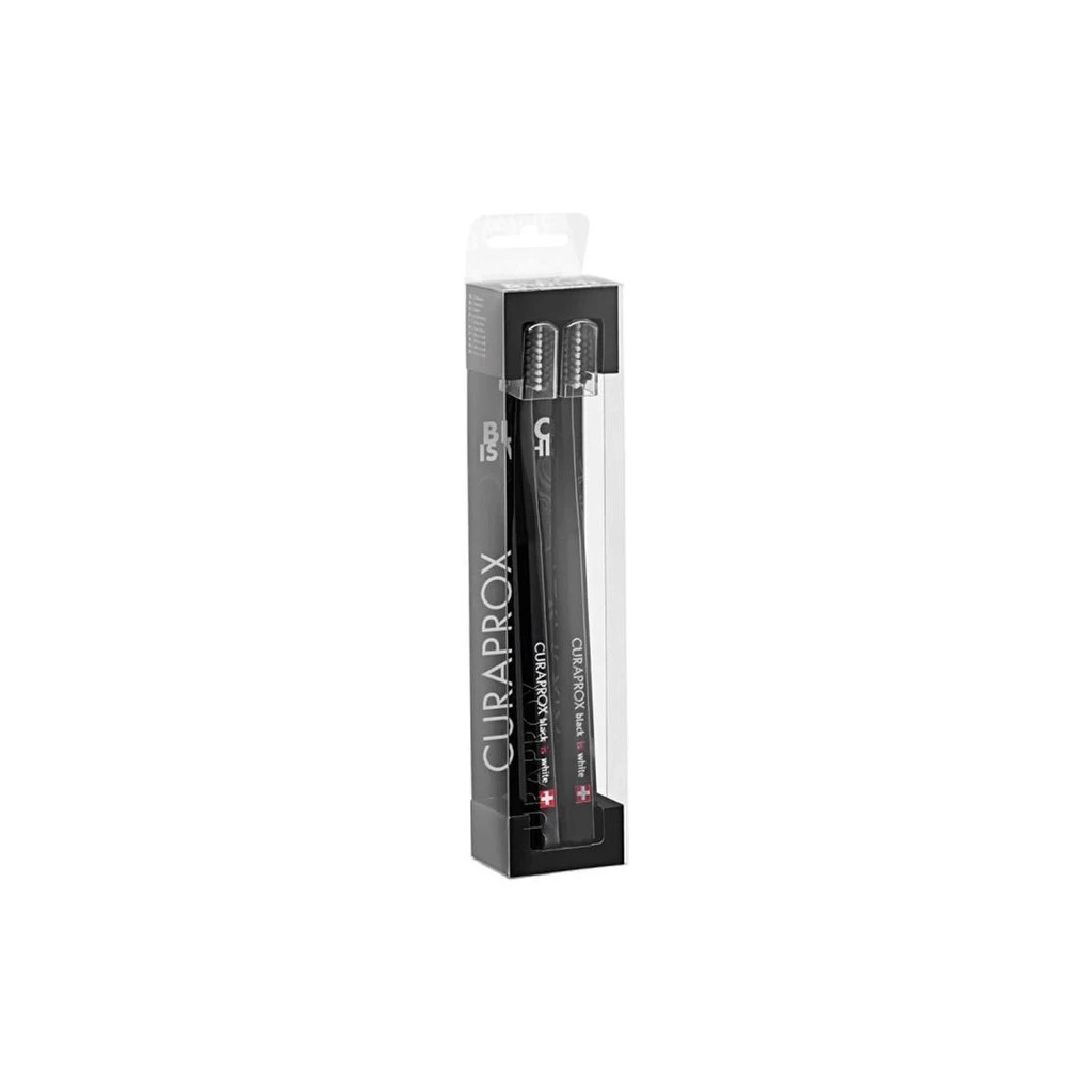 Зубна щітка Curaprox Duo Black CS 5460 Ultra Soft Ультрам'які D 0.10 мм 2 шт. (7612412423372)