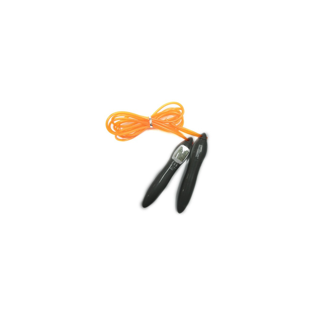 Скакалка LiveUp Electronic Jump Rope LS3123 з електронним лічильником сіро-помаранчева 275 см (6951376109054) Скакалка LiveUp Electronic Jump Rope LS3123 з електронним лічильником сіро-помаранчева 275 см (6951376109054)