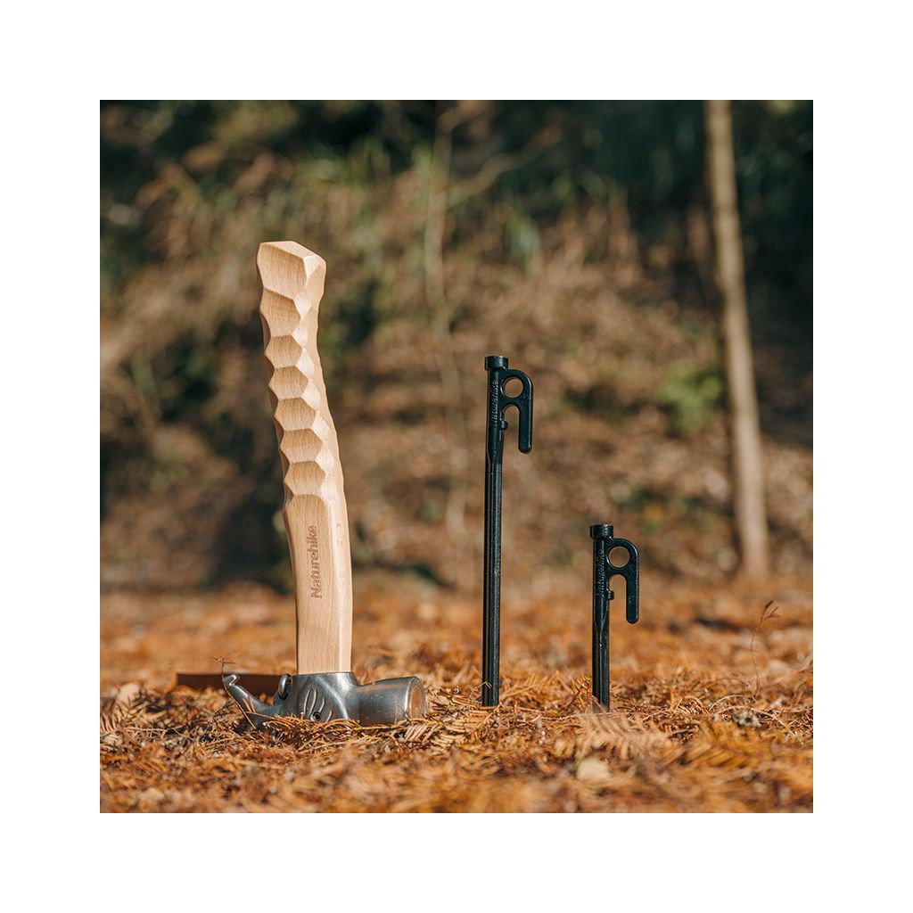 Комплект кілочків Naturehike CNH22ZP018 20 см чорний (6927595713297)