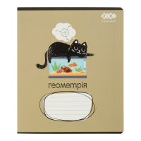 ZiBi subject notebook CRAZY CAT 48 sheets cell, geometry (ZB.1703-22)