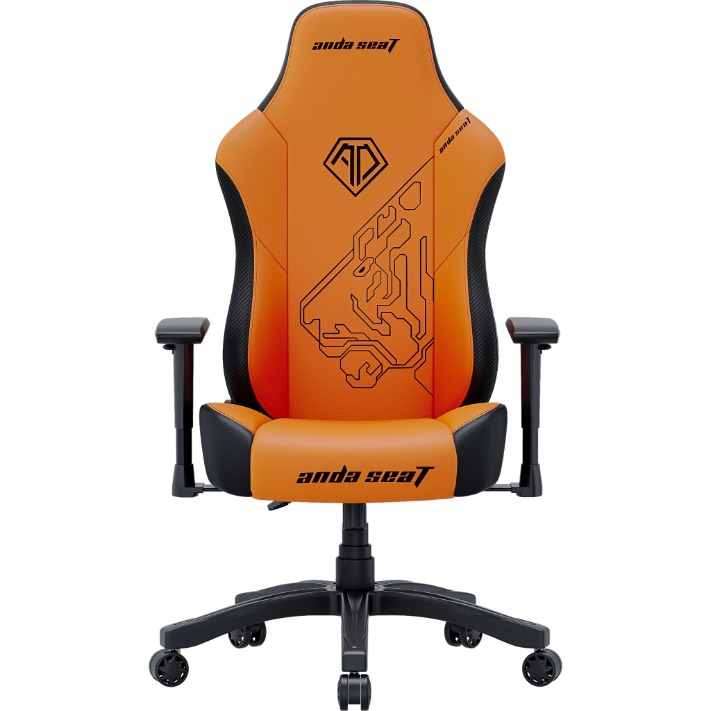 Крісло ігрове Anda Seat Phantom Tiger Edition Size L Orange (AD18Y-14-OB-PV/C)