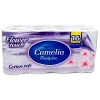 Туалетний папір Camelia Магнолія 3 шари 16 рулонів (8606111248151)