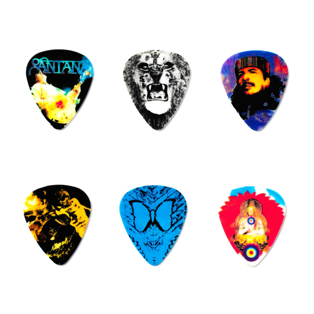 Медіатор Jim Dunlop Santana Heavy Gauge Pick Tin 6 шт. (SANPT02H)