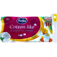 Toilet paper Perfex Cotton Like Comfort Line 3 layers 16 rolls (8606110850522)