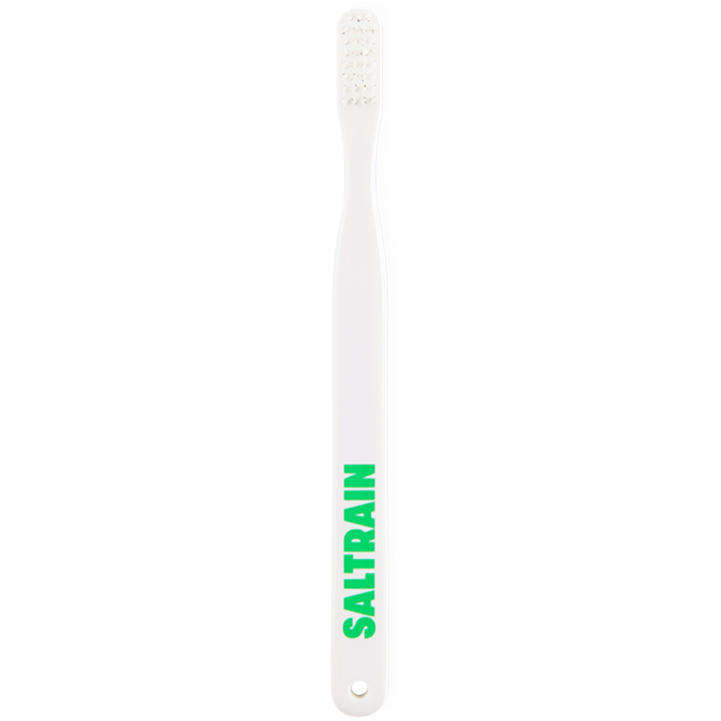 Зубна щітка Saltrain М'яка Біла із зеленим (8809552278156)