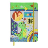 Notebook ZiBi Animals A5 in a cell, hard cover on an elastic band, 96 sheets, light green (ZB.115102)