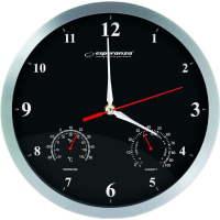 Wall clock Esperanza Wall Clock Washington 30 cm Black (EHC008K)