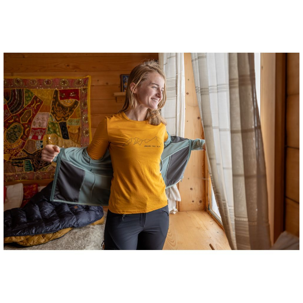Лонгслів Turbat Cozy Logo 2 LS Wmn golden yellow - L - жовтий (012.004.4351)
