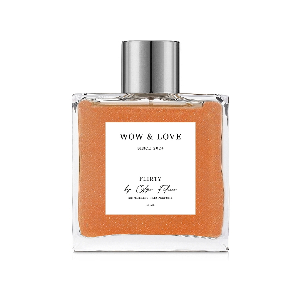 Спрей для волосся Wow&Love Flirty by Olga Fileva Hair Perfume Шимерний парфум для волосся 60 мл (4820239121811)