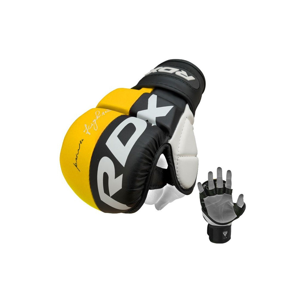 Рукавички для MMA RDX T6 Plus Rex Yellow XL (GGR-T6Y-XL+)