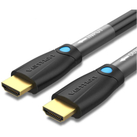 Кабель мультимедійний HDMI M to HDMI M 1.0m engineering black Vention (AAMBF)