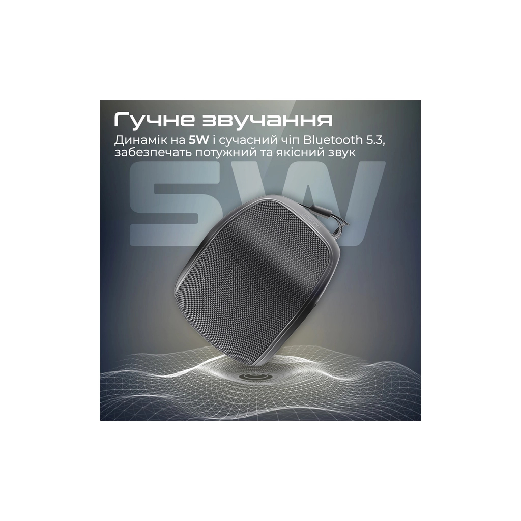 Акустична система Promate Mood 5W Black (mood.black)