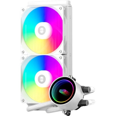 Система рідинного охолодження PcCooler DA240 ARGB WH