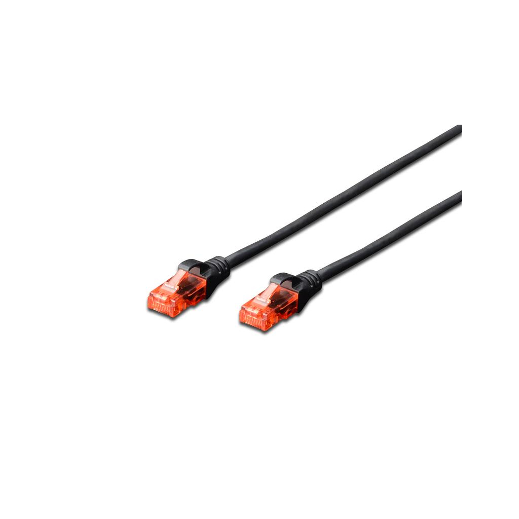 Патч-корд 0.5м, UTP, cat.6, CCA, AWG 26/7, PVC, black Digitus (DK-1612-005/BL) Патч-корд 0.5м, UTP, cat.6, CCA, AWG 26/7, PVC, black Digitus (DK-1612-005/BL)