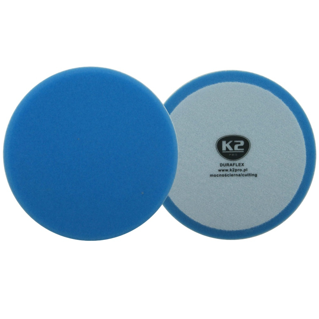 Губка для миття K2 з липучкою для полірування, блакитка (жорстка) (L611) Губка для миття K2 з липучкою для полірування, блакитка (жорстка) (L611)