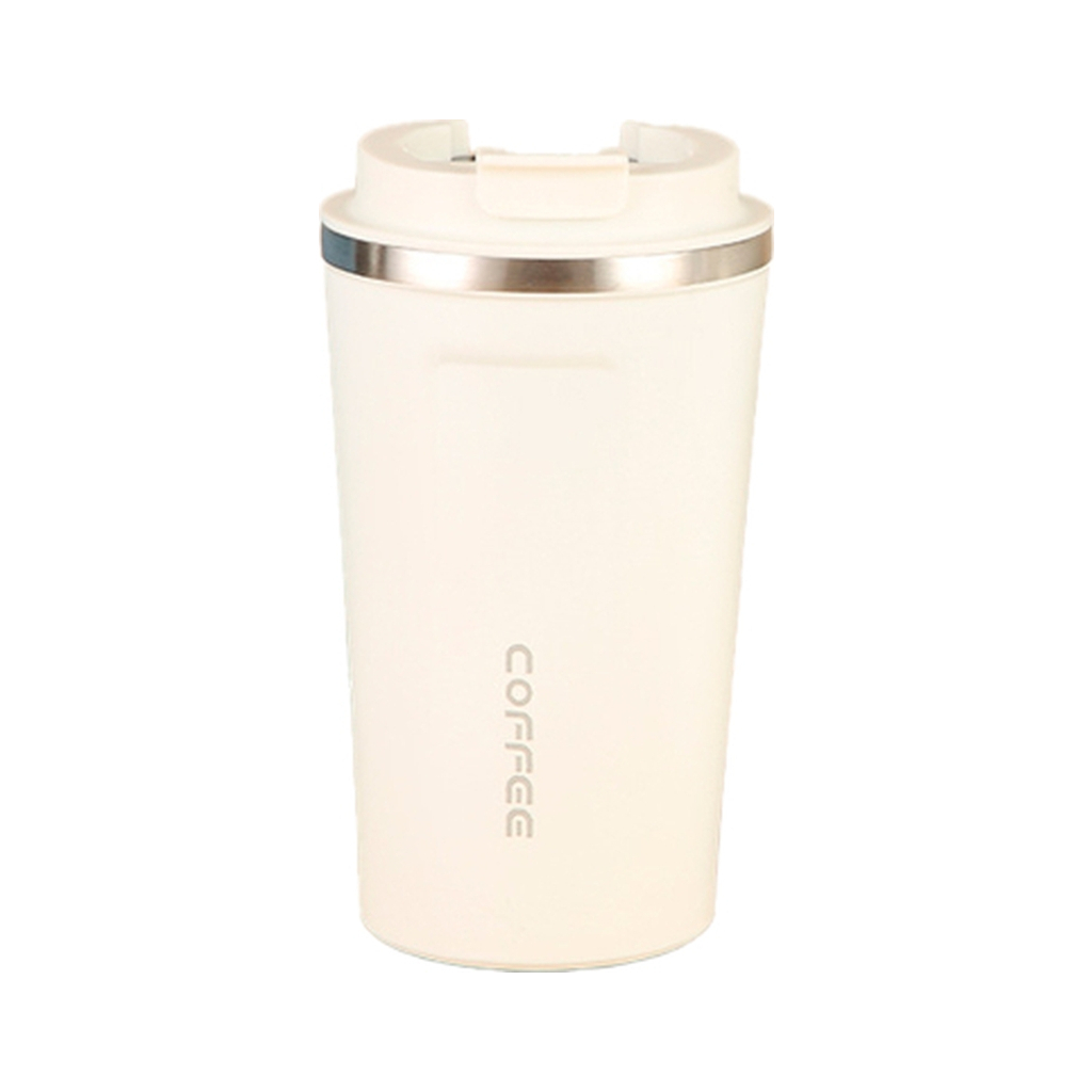 Термокружка Merlion 510 мл, біла (Termo-304-510Wh)