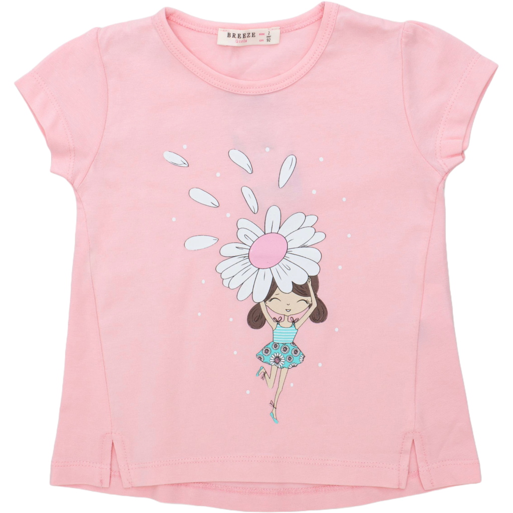 Набір дитячого одягу Breeze з квіточкою (20968-92G-pink)