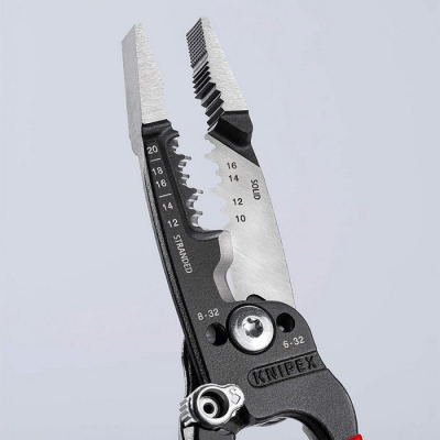 Знімач ізоляції KNIPEX багатофункціональні кліщі для електромонтажних робіт (13 72 8)