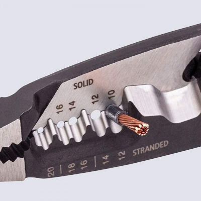 Знімач ізоляції KNIPEX багатофункціональні кліщі для електромонтажних робіт (13 72 8)
