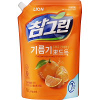 Lion Cheonhyehyang hand dishwashing detergent Japanese mandarin Spare unit 1.2 l (8806325629306)