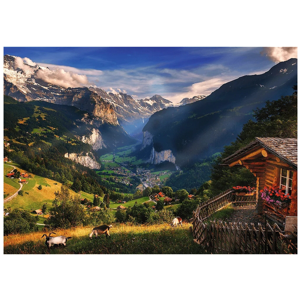 Пазл Trefl Premium Plus Долина Лаутербруннен, 1000 елементів (5900511108217)