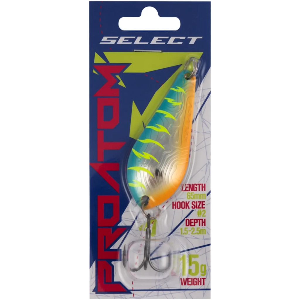 Блешня Select ProAtom 15.0g 65mm 15 (1870.77.50) Блешня Select ProAtom 15.0g 65mm 15 (1870.77.50)