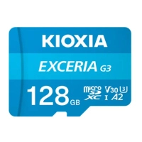 Карта пам'яті Kioxia 128GB microSDXC class 10 UHS-I U3 V30 A2 Exceria G3 (LMEX3L128GG2)