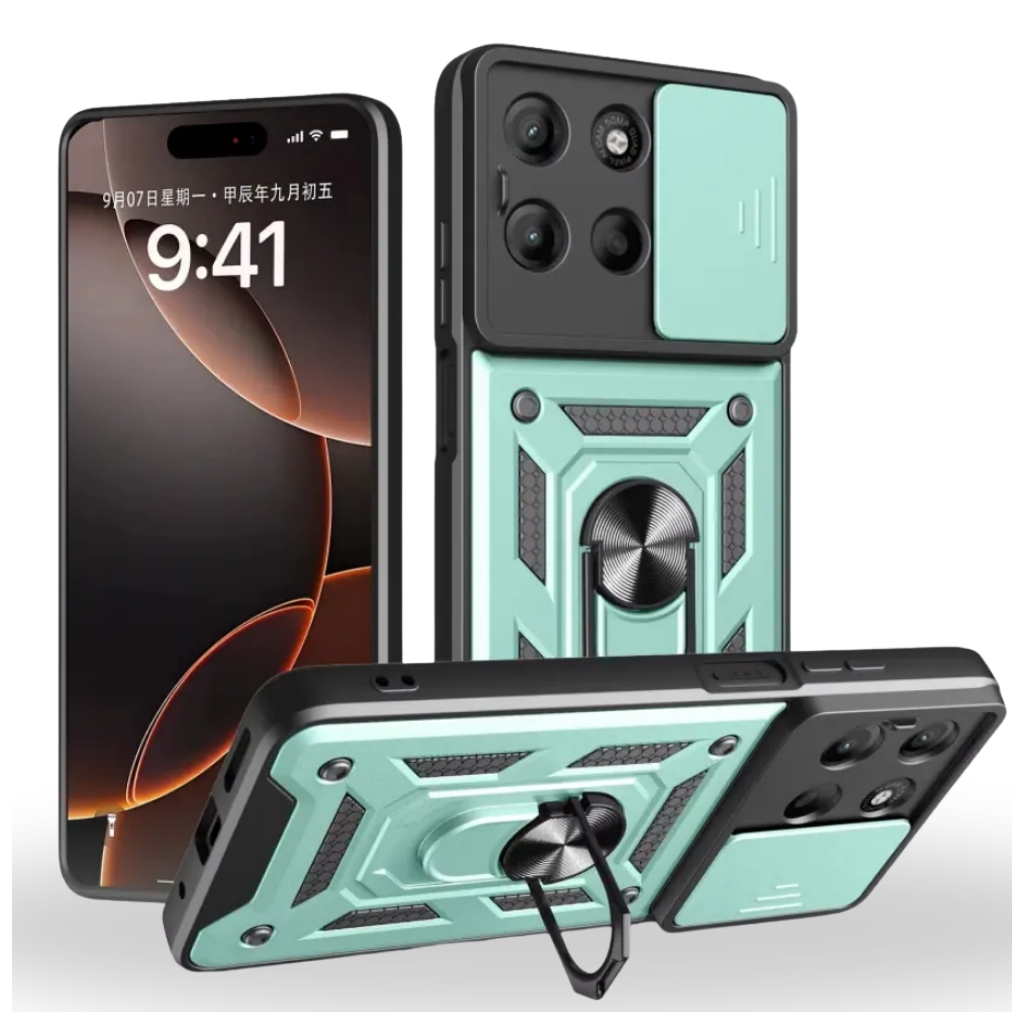 Чохол до мобільного телефона BeCover Military Motorola Moto G57 Power Dark Green (715516)