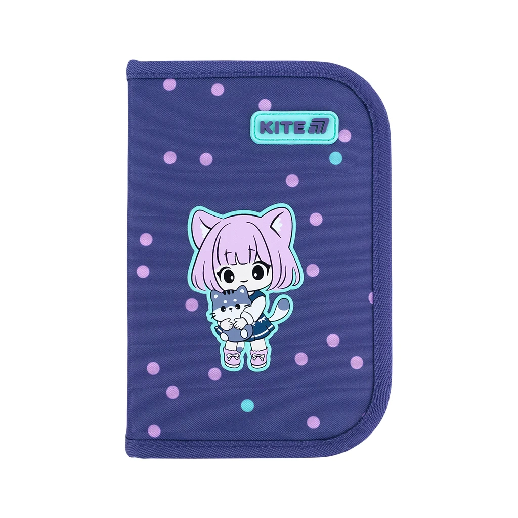 Пенал Kite Be Friends 622, без наповнення, 1 відділення, 2 відвороти (K26-622-3) Пенал Kite Be Friends 622, без наповнення, 1 відділення, 2 відвороти (K26-622-3)