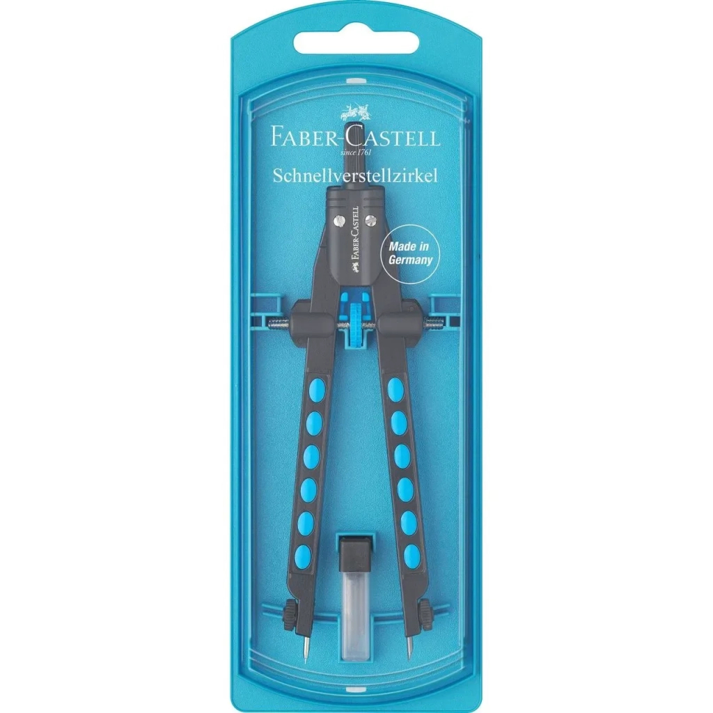 Циркуль Faber-Castell Factory compass with quick set mechanism, діаметр 340 мм (30760) Циркуль Faber-Castell Factory compass with quick set mechanism, діаметр 340 мм (30760)
