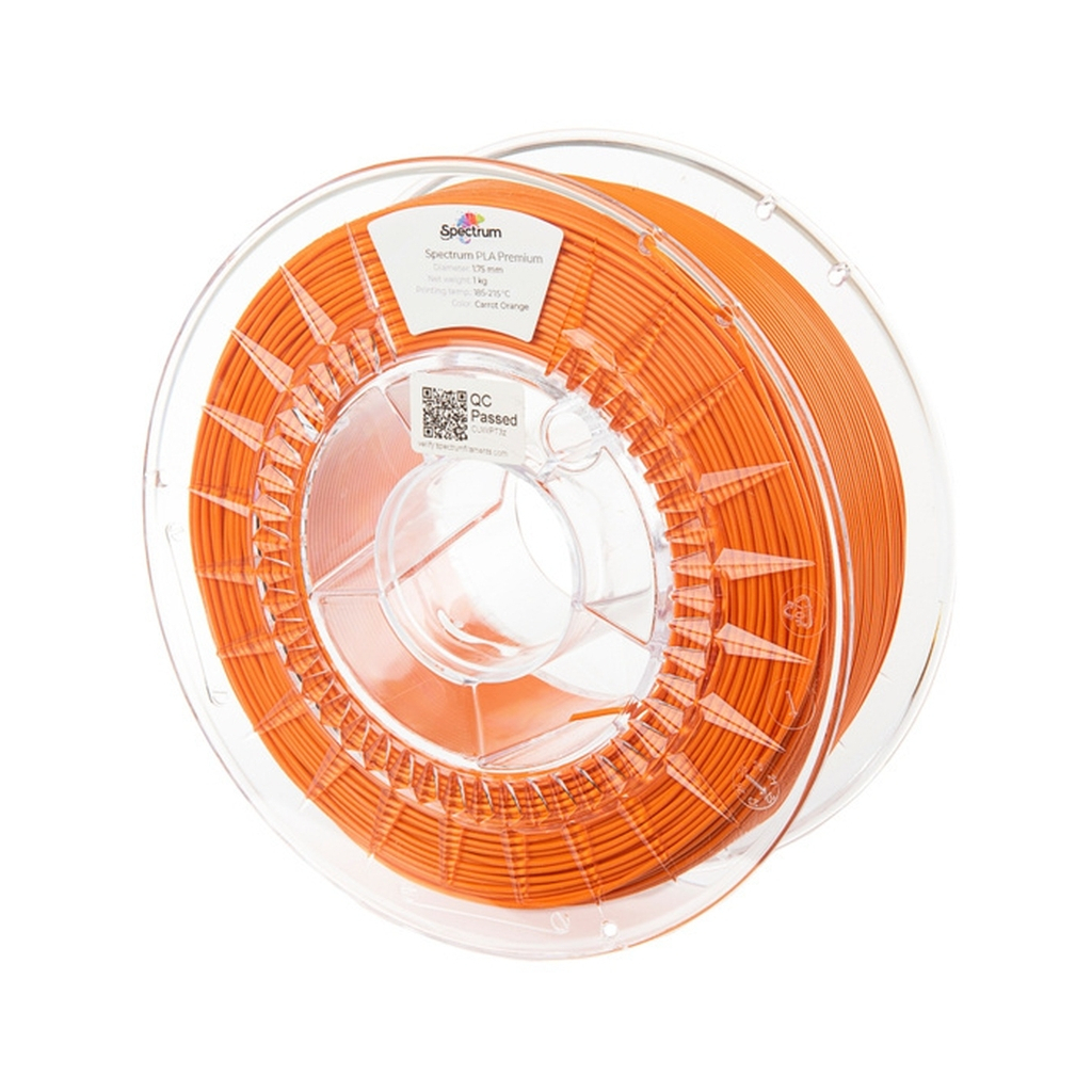 Пластик для 3D-принтера Spectrum PLA Premium 1.75mm 1kg Orange, Carrot (80040)